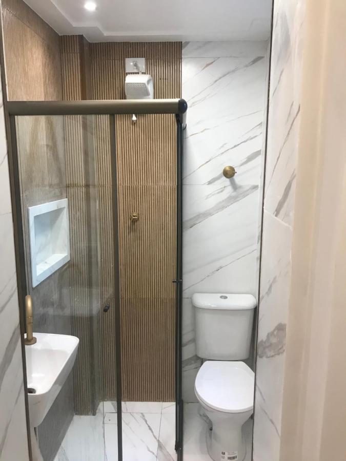 Apartamento na Praia lindo e aconchegante São Vicente Exterior foto